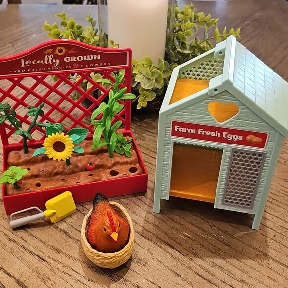 Garden Playset with Chicken and Farm Accessories - Picture 7 of 7